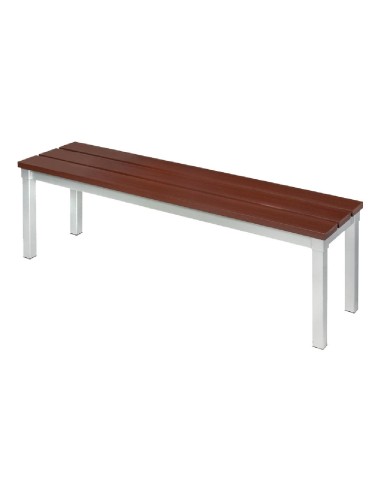 Banc extérieur imitation bois de noyer Enviro 1050mm - Gopak