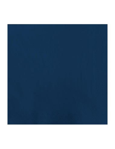 Serviettes Lunch papier bleues Fasana 2 plis 330mm - Lot 1500