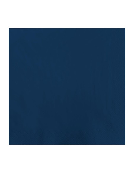 Serviettes Lunch papier bleues Fasana 2 plis 330mm - Lot 1500