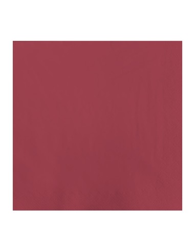 Serviettes Lunch bordeaux Fasana 2 plis 330 mm - 1500 pcs