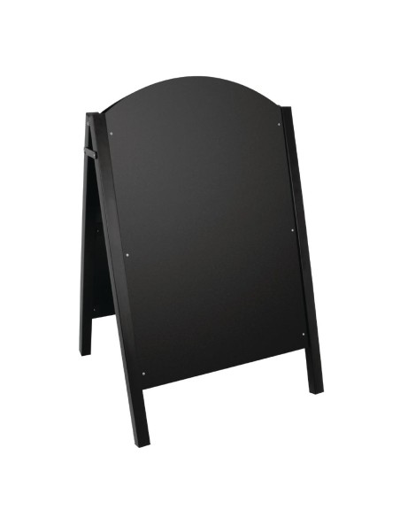 Panneau de trottoir noir Olympia - Métal 1040x675 mm