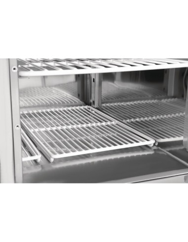 Table réfrigérée Polar 240L plan marbre - 2 portes