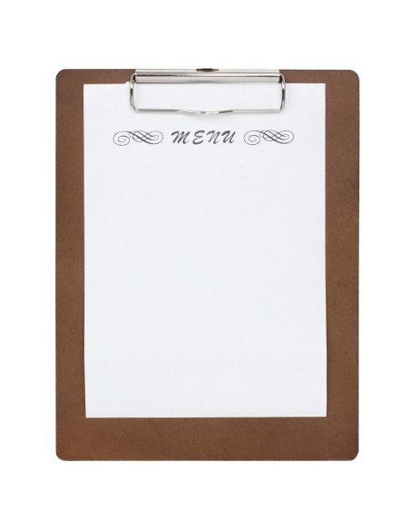 Plaque porte-menus Olympia A4 en contreplaqué - 320x240 mm