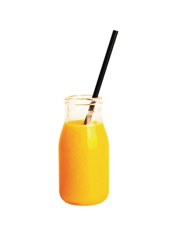 Mini bouteilles de lait en verre Olympia 200 ml - lot de 12