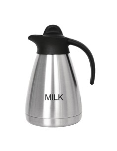 Pichet isotherme à lait Olympia 1L - Inox
