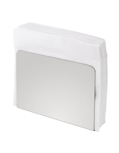 Porte-serviettes inox carré Olympia - 120x150 mm