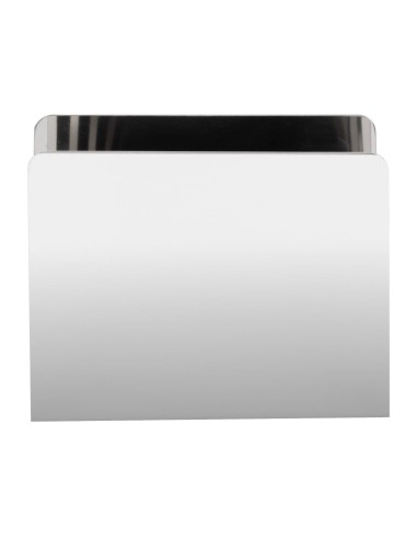 Porte-serviettes inox carré Olympia - 120x150 mm