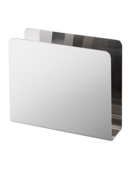 Porte-serviettes inox carré Olympia - 120x150 mm
