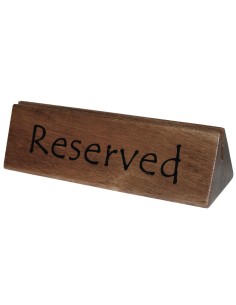 Chevalet en bois Olympia Réservé - lot de 10