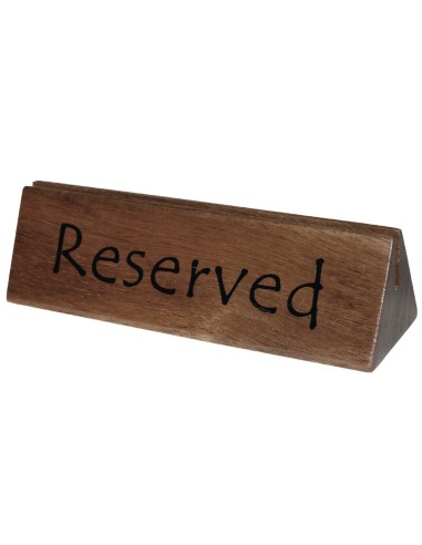 Chevalet en bois Olympia Réservé - lot de 10