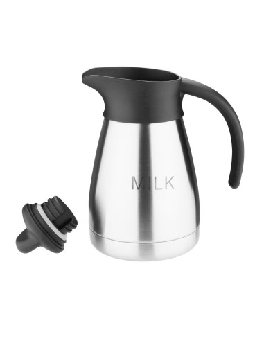 Pichet isotherme à lait Olympia 500 ml - inox
