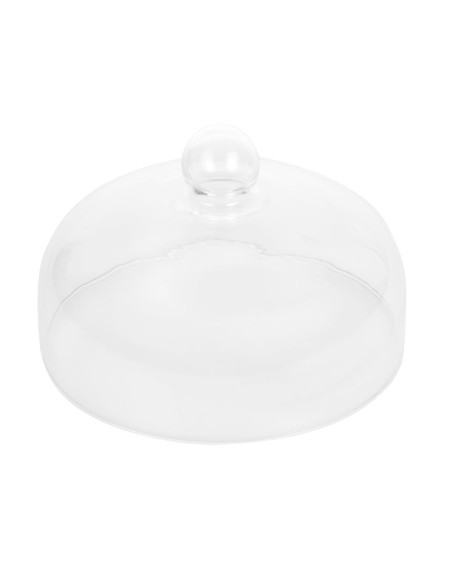 Cloche en verre 260mm - visibilité 360° et fraîcheur