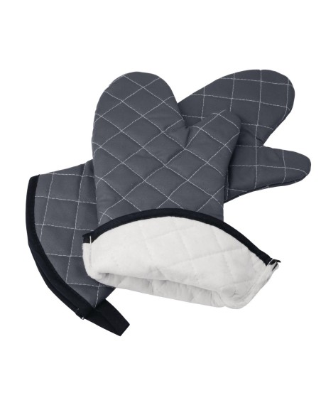 Moufle ignifuge Vogue anthracite 430 mm - protection jusqu'au coude