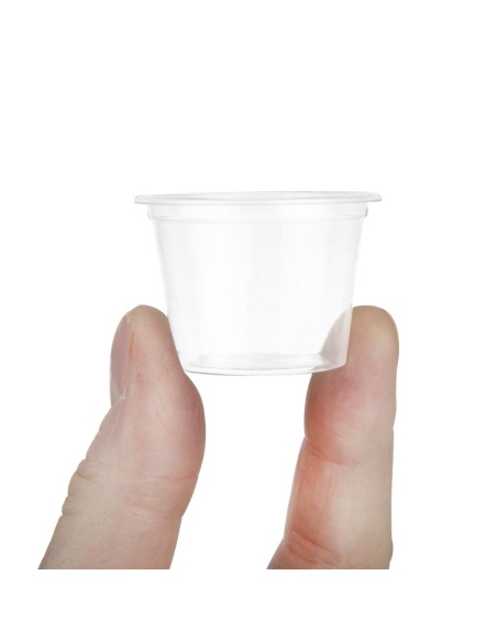 Pots à sauce compostables Vegware 28 ml - Lot 5000