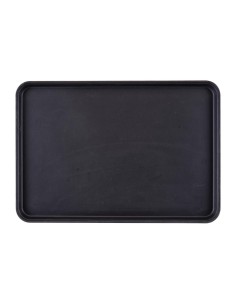 Plateau antidérapant Cambro Camtread noir 450x650 mm - lot de 6