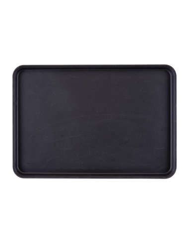 Plateau antidérapant Cambro Camtread noir 450x650 mm - lot de 6