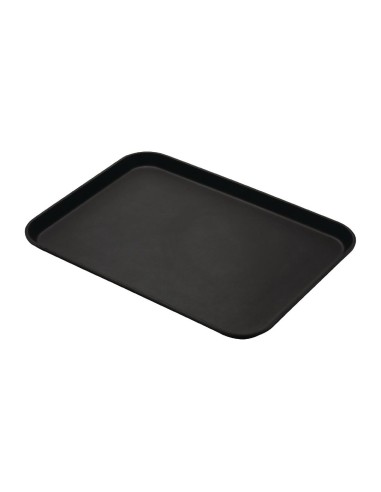 Plateau antidérapant Cambro Camtread noir 450x650 mm - lot de 6