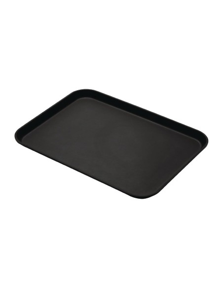 Plateau antidérapant Cambro Camtread noir 450x650 mm - lot de 6
