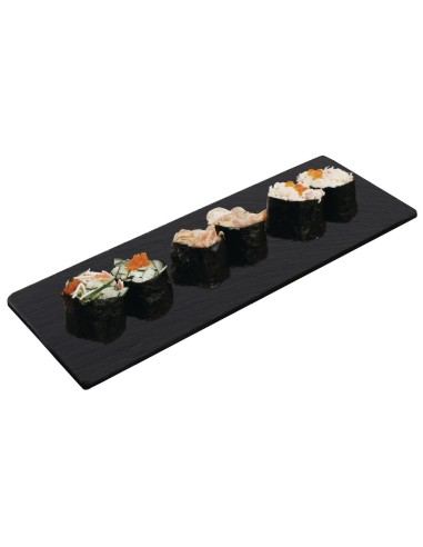 Plat en ardoise Olympia 280x100 mm - Lot de 2