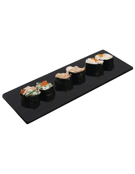 Plat en ardoise Olympia 280x100 mm - Lot de 2