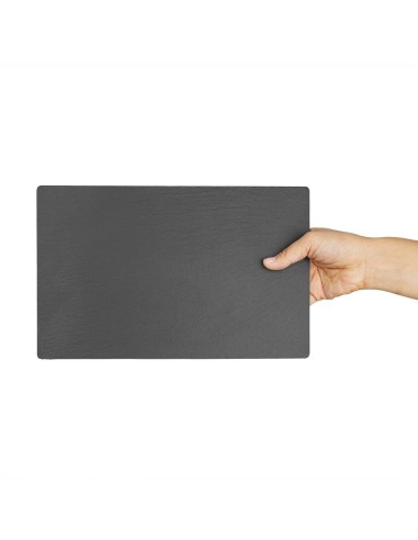 Plat en ardoise Olympia 280x180 mm - Lot de 2