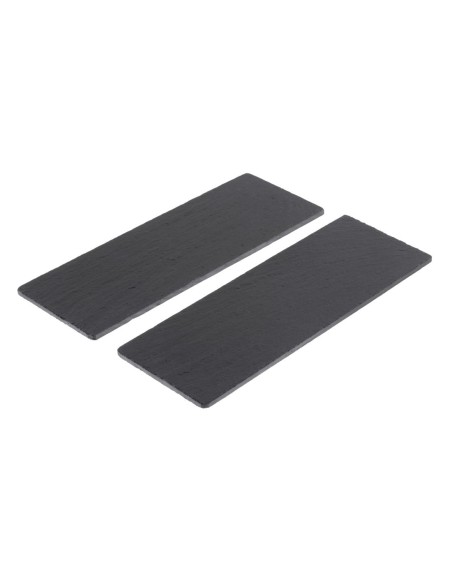 Plat en ardoise Olympia 280x100 mm - Lot de 2