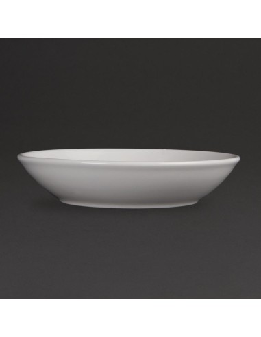 Assiettes creuses Olympia Whiteware 205mm - lot de 6