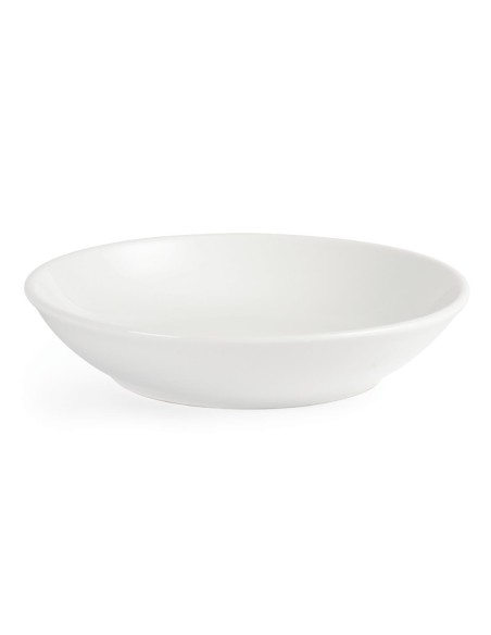Assiettes creuses Olympia Whiteware 205mm - lot de 6