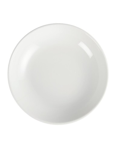 Assiettes creuses Olympia Whiteware 205mm - lot de 6