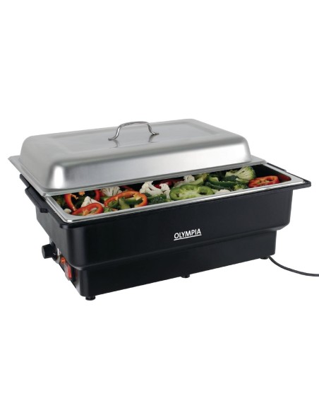 Chafing dish électrique Olympia 13,5 L - inox