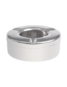 Cendrier inox antivent Olympia 90mm - lot de 6 2