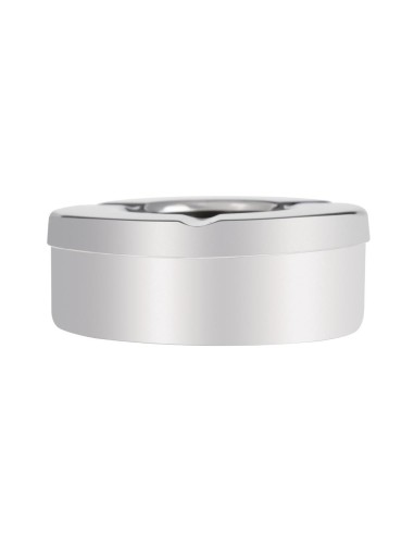 Cendrier inox antivent Olympia 90mm - lot de 6