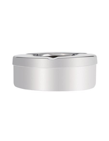 Cendrier inox antivent Olympia 90mm - lot de 6