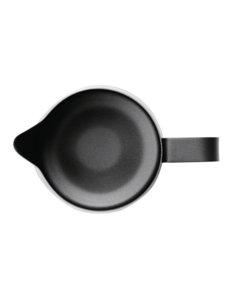 Pichet à lait antiadhésif noir Olympia 340 ml - Carafe inox