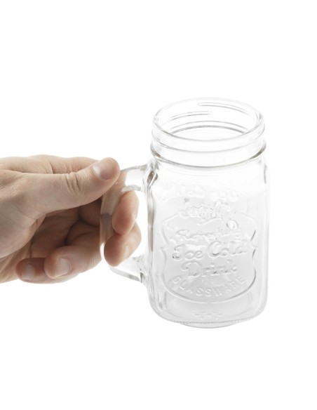 Bocaux avec anse Olympia 450 ml - lot de 12