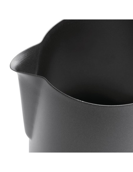 Pichet à lait antiadhésif noir Olympia 340 ml - Carafe inox