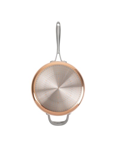Sauteuse en cuivre 3 couches induction Vogue 240mm - 2,7 L