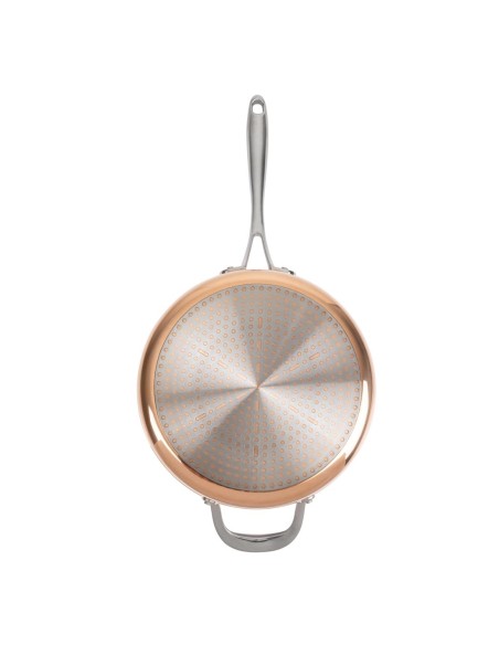 Sauteuse en cuivre 3 couches induction Vogue 240mm - 2,7 L