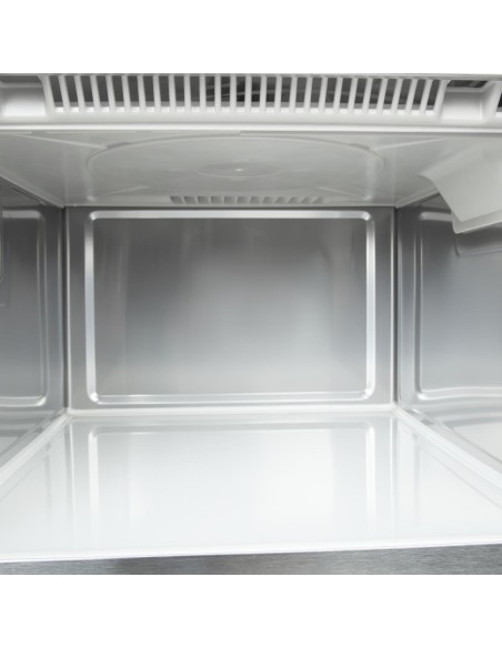 Micro-ondes Menumaster 34L 1800W programmable - inox