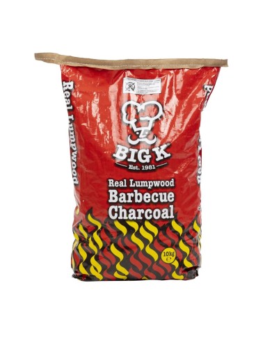 Charbon de bois Big K 10kg - 100% naturel