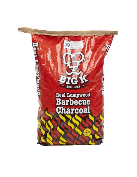 Charbon de bois Big K 10kg - 100% naturel