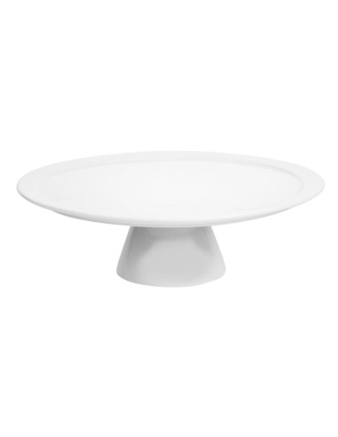 Présentoir à gâteau en porcelaine 305 mm - blanc