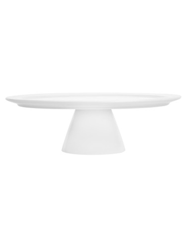 Présentoir à gâteau en porcelaine 305 mm - blanc