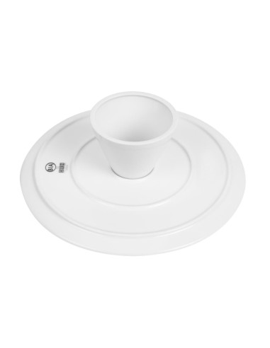 Présentoir à gâteau en porcelaine 305 mm - blanc