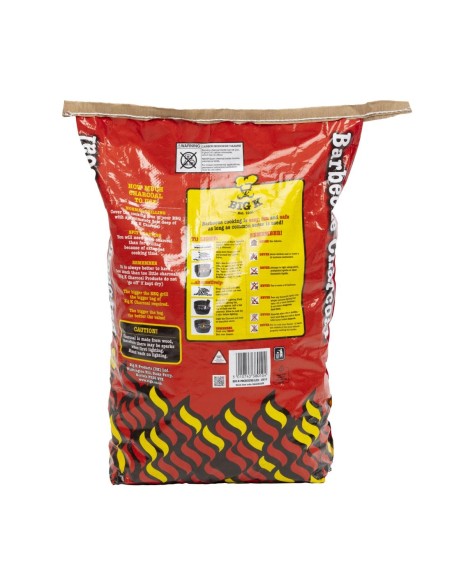 Charbon de bois Big K 10kg - 100% naturel