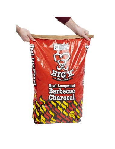 Charbon de bois Big K 10kg - 100% naturel