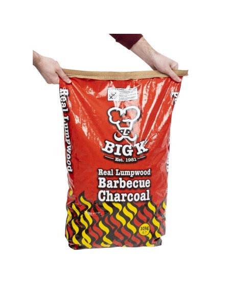 Charbon de bois Big K 10kg - 100% naturel