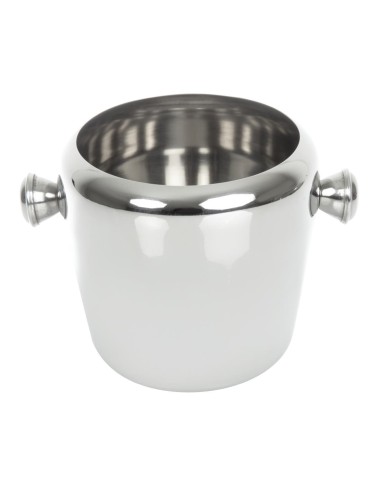 Mini seau à glace inox Olympia 1L - Service chambre