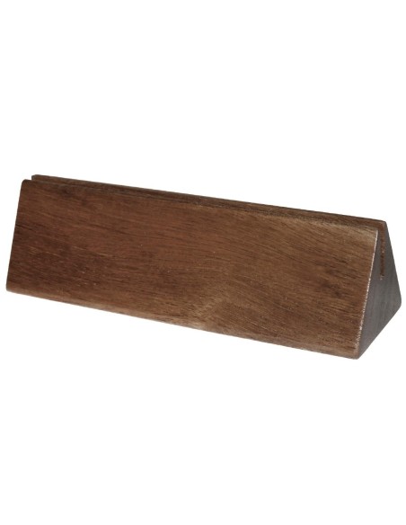 Porte-menus en acacia Olympia - Lot de 10