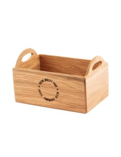 Porte-condiments en chêne Olympia 230 mm - Bois marron